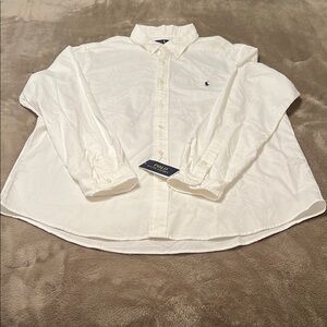 Polo by Ralph Lauren White Casual Button Down Shirt XXL